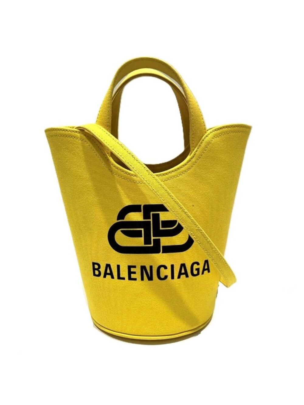 Balenciaga Tote Canvas Yellow - Picture 1 of 9